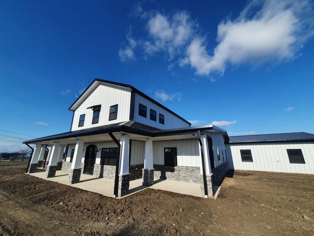 2 story barndominium home in Vermont.