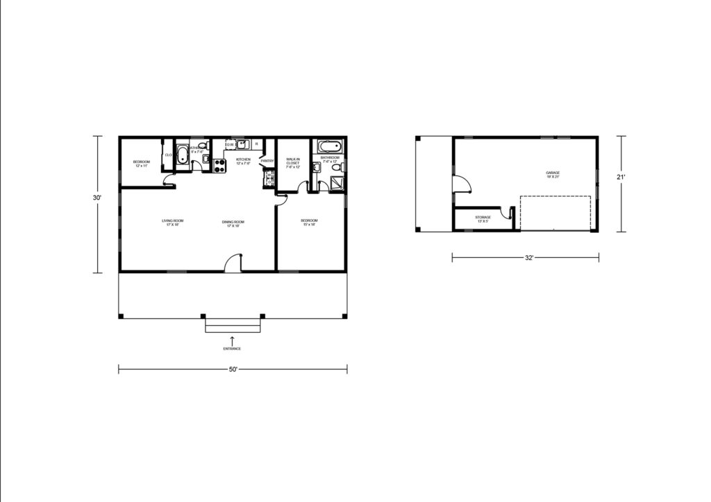 The Avery Barndominium Floor Plan