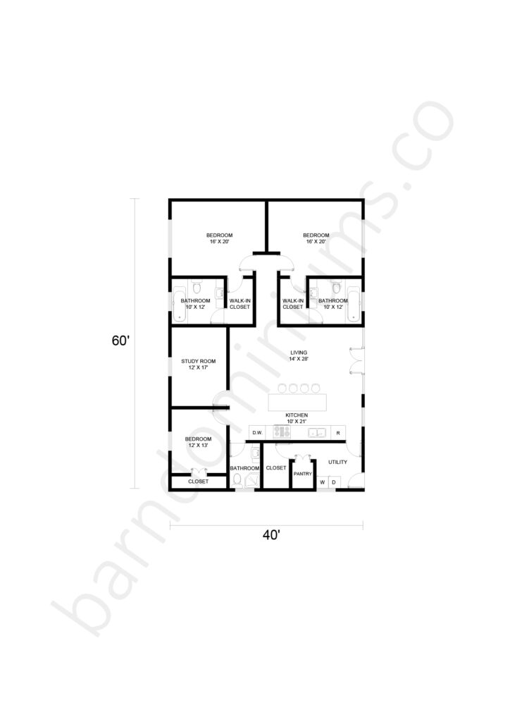 barndominium floor plan