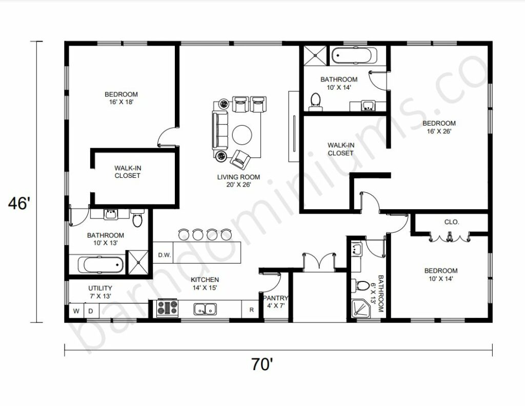 Ranch Home Floor Plans With 2 Master Suites | Viewfloor.co