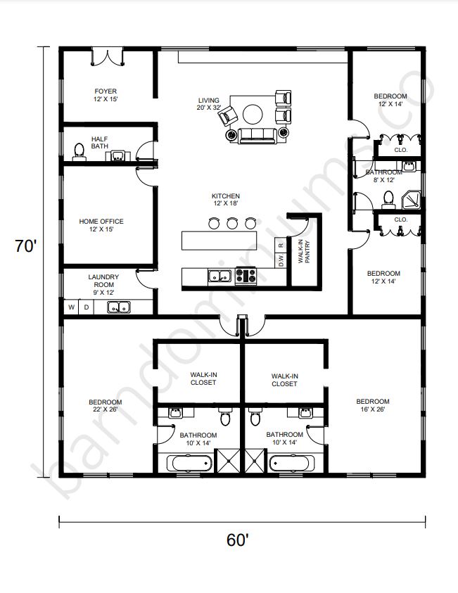 barndominium-floor-plans-with-two-master-suites