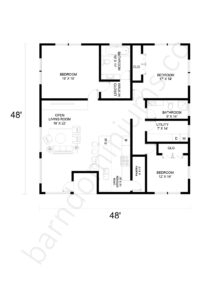 The Best Open Concept Barndominium Floor Plans - Barndominium Homes