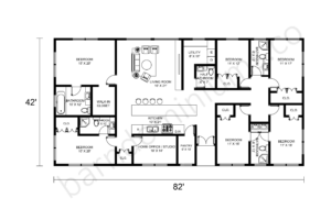 DreamBig: Best 6 Bedroom Barndominium Floor Plans You Will Love ...