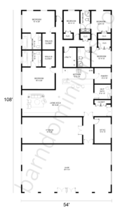 Barndominium Floor Plans with Shop - Barndominium Homes