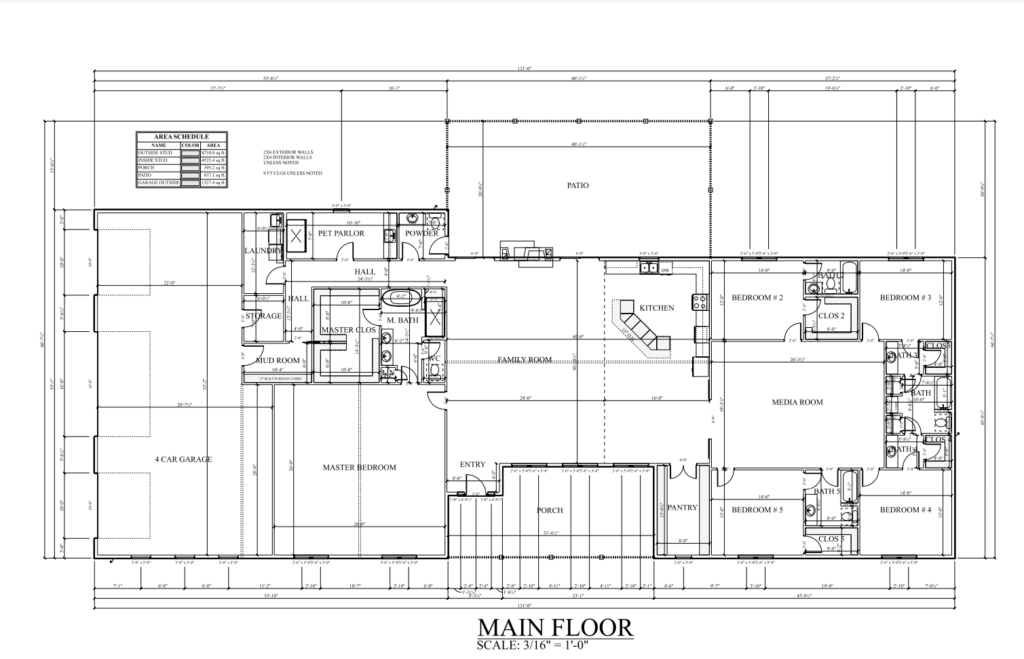 PL-62103 Willow Barndominium Floor Plan