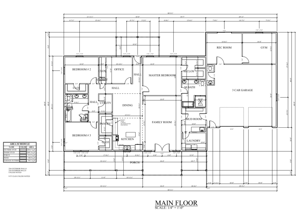 PL-63001 Shayna Barndominium Floor Plan