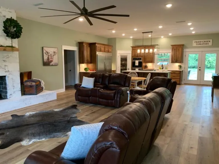 Interior of a barndominium in New Hampshire