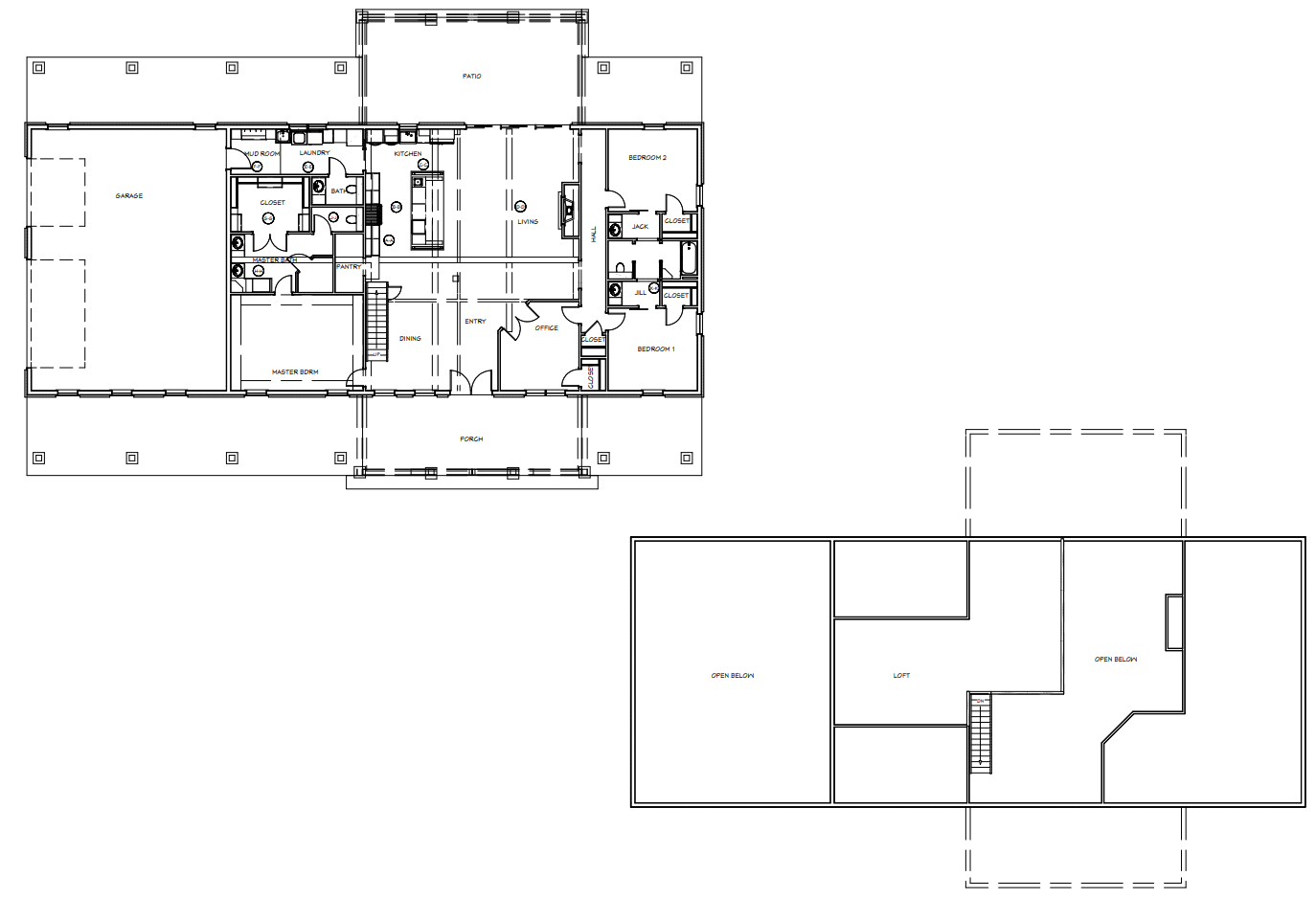 U Shaped Barndominium Floor Plans