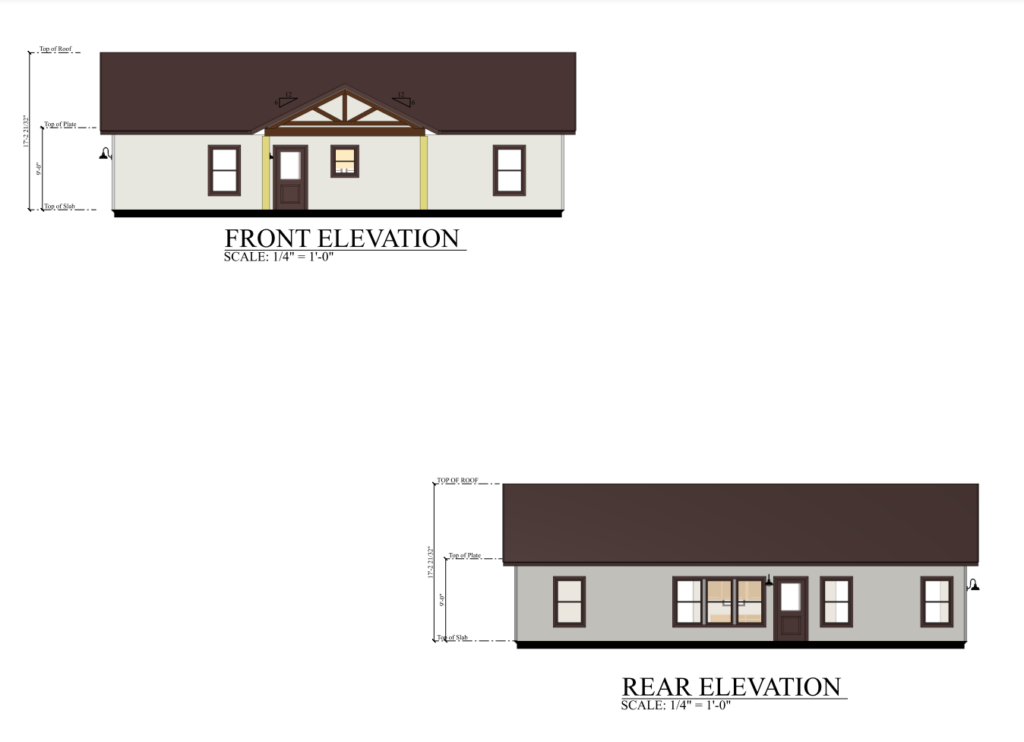 PL-62303-Gorefield-Barndominium-Front-Rear-Elevation