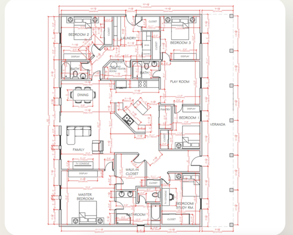 single-story barndominium floor plans